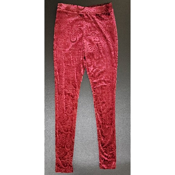 Killstar Saiph Burnout Velvet Leggings - Size XS - Picture 2 of 6